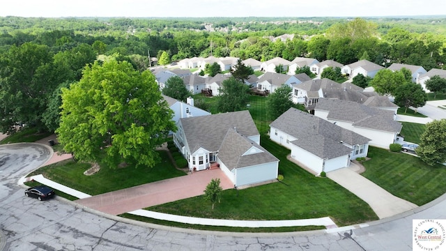 1515 NW Primrose Ln, Blue Springs, MO 64015 - aerial view of residential area with a forest