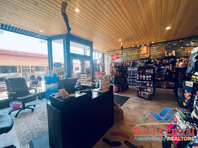 104 E Main St, Cole Camp, MO 65325 - office space with wood ceiling