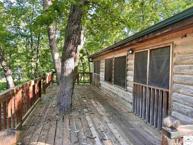 23651 Pifer St, Warsaw, MO 65355 - view of deck