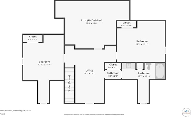 29950 Binder Rd, Green Ridge, MO 65332 - room layout
