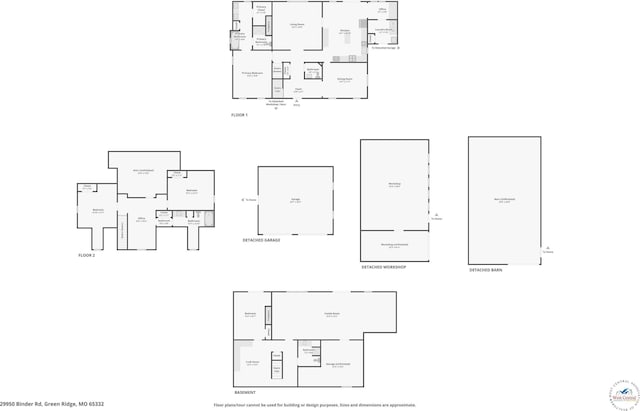 29950 Binder Rd, Green Ridge, MO 65332 - floor plan / room layout