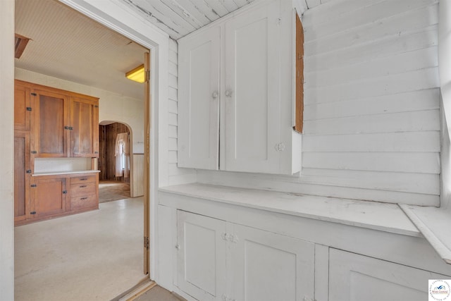 interior details with arched walkways