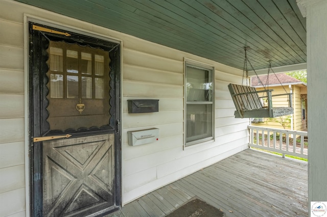 view of deck