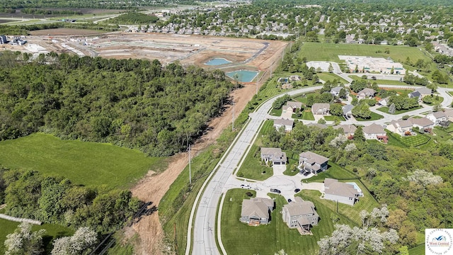 view of property location with nearby suburban area