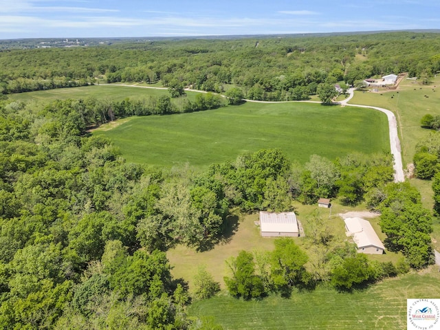 20390 Kindle Rd, Warsaw, MO 65355 - bird's eye view of a heavily wooded area