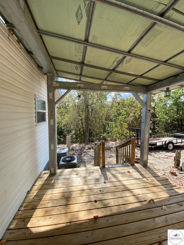 11371 Dawn Dr, Warsaw, MO 65355 - view of wooden deck