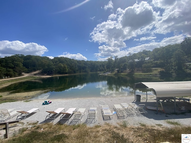 11371 Dawn Dr, Warsaw, MO 65355 - water view with a forest