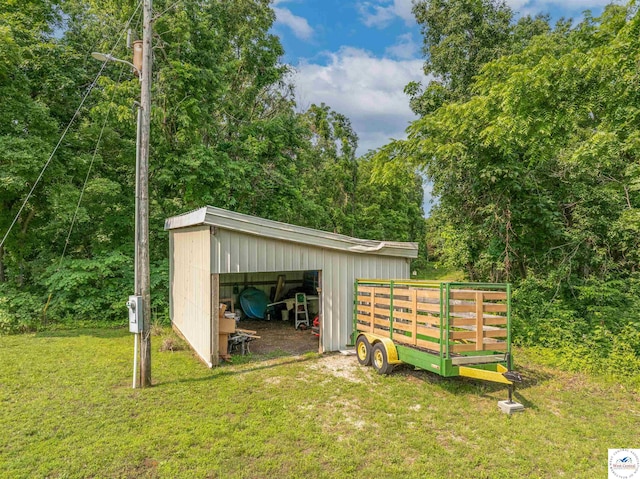 22756 Hickory Chapel Ave, Lincoln, MO 65338 - view of pole building