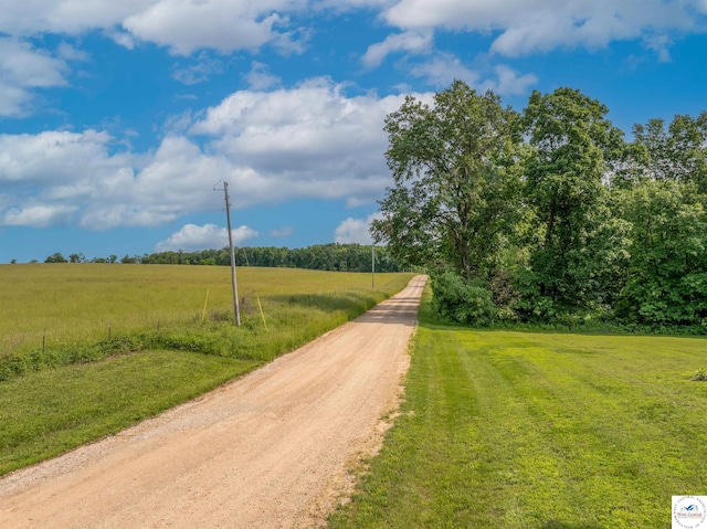 22756 Hickory Chapel Ave, Lincoln, MO 65338 - view of dirt / gravel road featuring a rural view