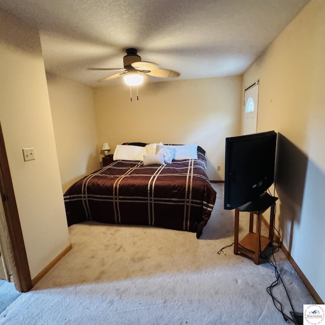 30342 Sassafras Dr, Warsaw, MO 65355 - bedroom featuring carpet, baseboards, and ceiling fan