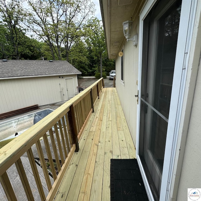 30342 Sassafras Dr, Warsaw, MO 65355 - view of wooden terrace
