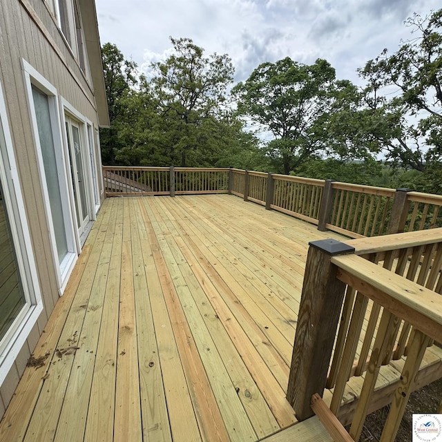 30342 Sassafras Dr, Warsaw, MO 65355 - view of wooden deck