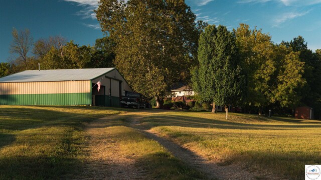 23111 Lange Rd, Cole Camp, MO 65325 - view of yard with an outbuilding and an outdoor structure