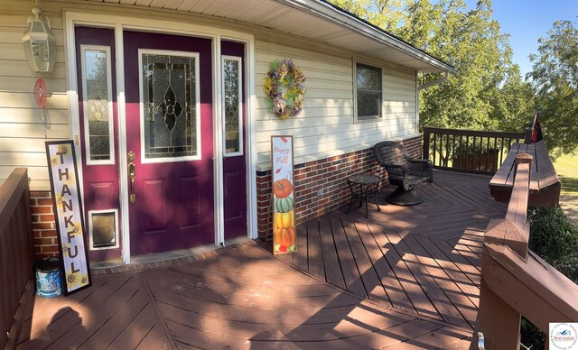 23111 Lange Rd, Cole Camp, MO 65325 - view of wooden terrace