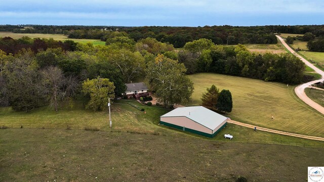 23111 Lange Rd, Cole Camp, MO 65325 - bird's eye view featuring a rural view