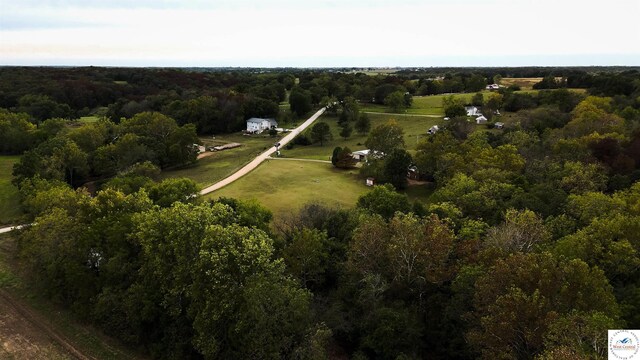 23111 Lange Rd, Cole Camp, MO 65325 - drone / aerial view with a rural view and a view of trees