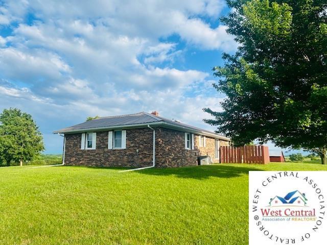 45869 E Hwy, Milan, MO 63556 - view of side of home with stone siding