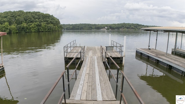 29193 Roundhouse Ave, Lincoln, MO 65338 - dock area with a water view and a view of trees