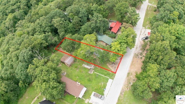 29193 Roundhouse Ave, Lincoln, MO 65338 - view of property location with property boundaries highlighted and a heavily wooded area