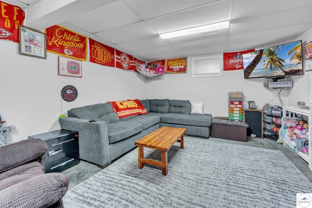 2510 Stephenson Ave, Sedalia, MO 65301 - living area with a drop ceiling
