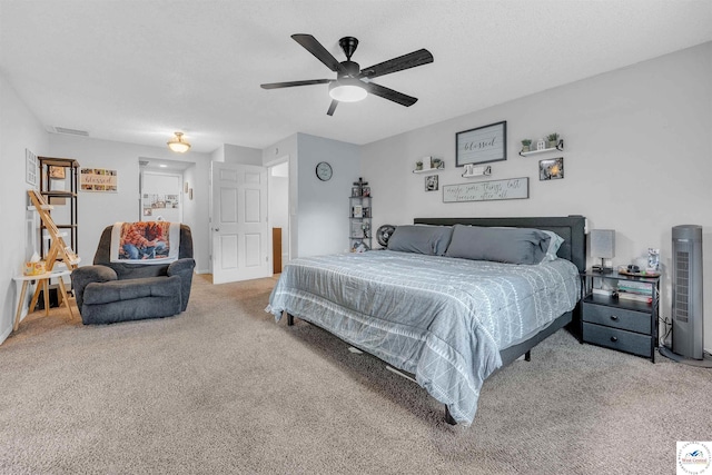2510 Stephenson Ave, Sedalia, MO 65301 - bedroom featuring carpet floors and a ceiling fan