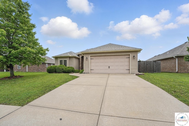 113 NW Michael Dr, Grain Valley, MO 64029 - view of front facade featuring a garage and driveway