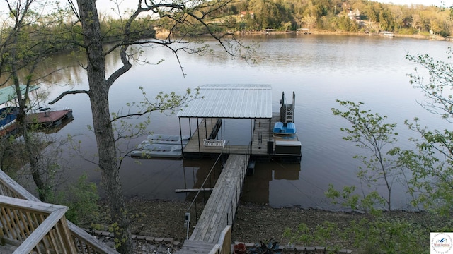 31560 Branch Ave, Warsaw, MO 65355 - dock area with a wooded view and a water view