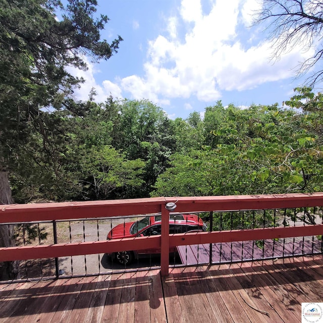view of deck