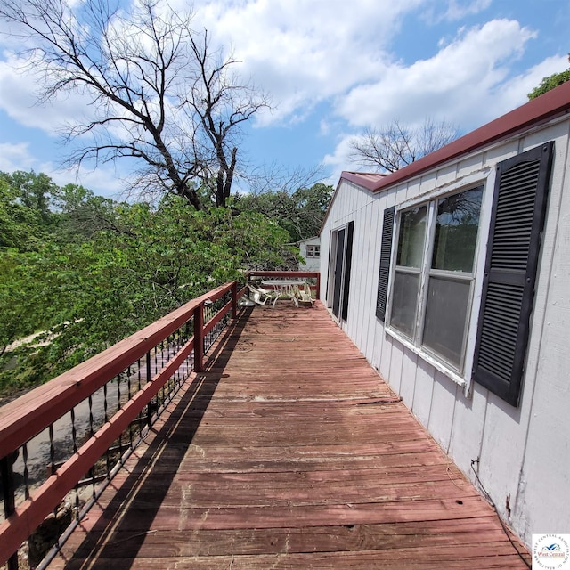 view of deck