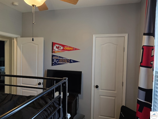 1010 NW Scenic Dr, Grain Valley, MO 64029 - bedroom with ceiling fan