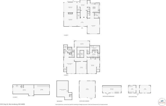 503 S 2nd St, Clinton, MO 64735 - floor plan / room layout