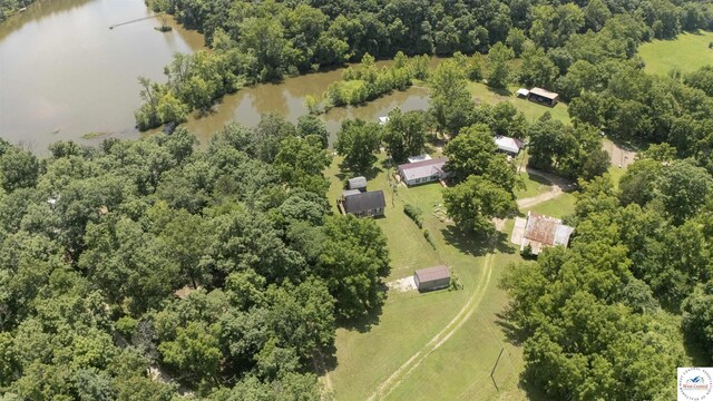 29139 Sandy Ln, Lincoln, MO 65338 - aerial view of property and surrounding area with a large body of water