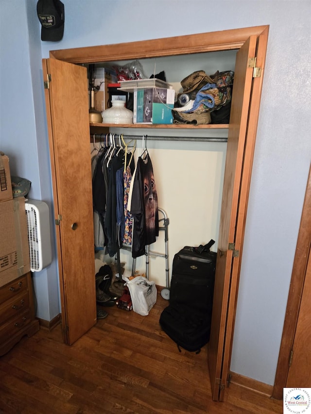 view of closet