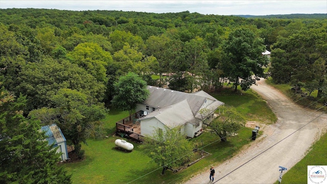 21609 Valley Rd, Warsaw, MO 65355 - aerial view with a wooded view