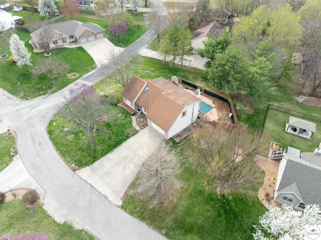 5900 Apple Rd, Sedalia, MO 65301 - drone / aerial view with a residential view