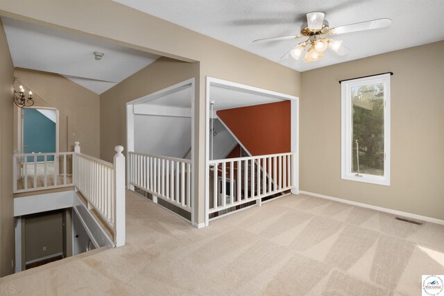 5900 Apple Rd, Sedalia, MO 65301 - spare room with visible vents, ceiling fan, carpet, and baseboards