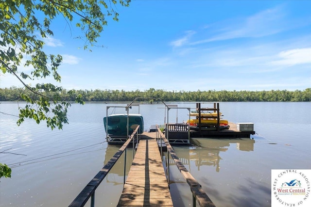 22714 Lake Dr, Warsaw, MO 65355 - dock with a water view