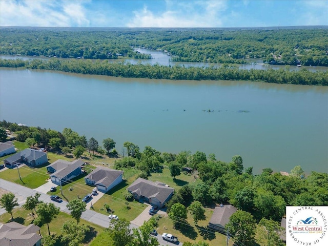 22714 Lake Dr, Warsaw, MO 65355 - aerial view of a large body of water