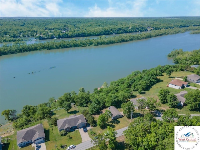 22714 Lake Dr, Warsaw, MO 65355 - bird's eye view of a large body of water