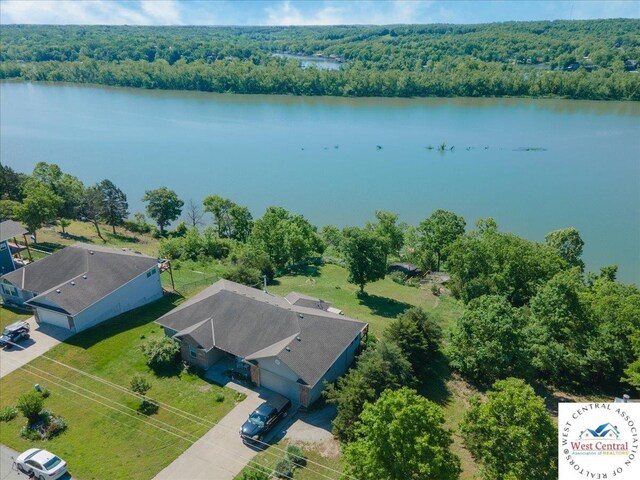 22714 Lake Dr, Warsaw, MO 65355 - aerial view of a large body of water