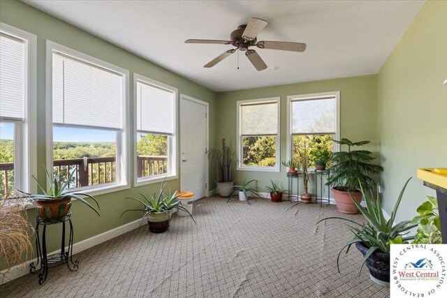 22714 Lake Dr, Warsaw, MO 65355 - view of sunroom / solarium