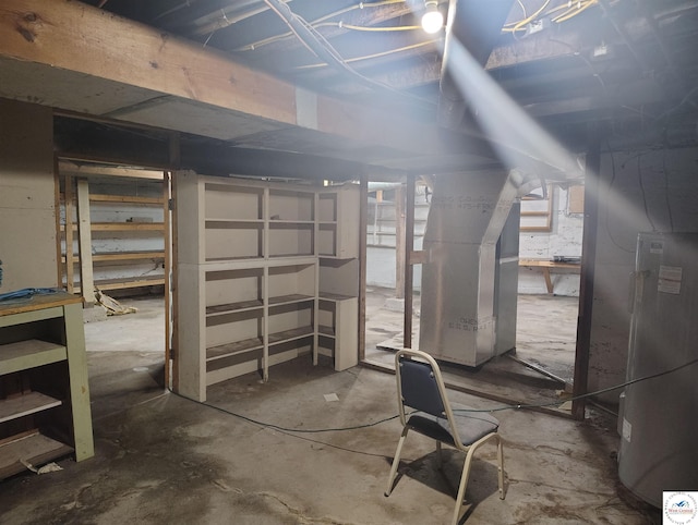 1105 Lay Ave, Warsaw, MO 65355 - below grade area featuring water heater