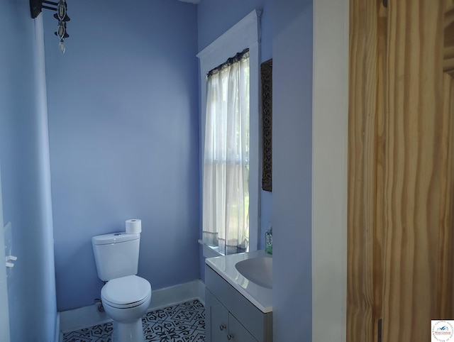 1105 Lay Ave, Warsaw, MO 65355 - half bathroom featuring vanity and tile patterned floors