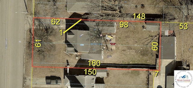 906 S 2nd St, Clinton, MO 64735 - map of property location with property parcel outlined