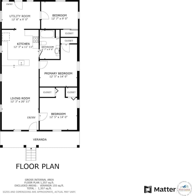 1401 S Park Ave, Sedalia, MO 65301 - home floor plan