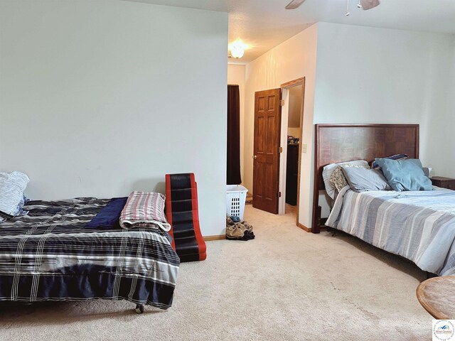165 NE 100th Rd, Clinton, MO 64735 - bedroom with a ceiling fan, baseboards, and carpet floors