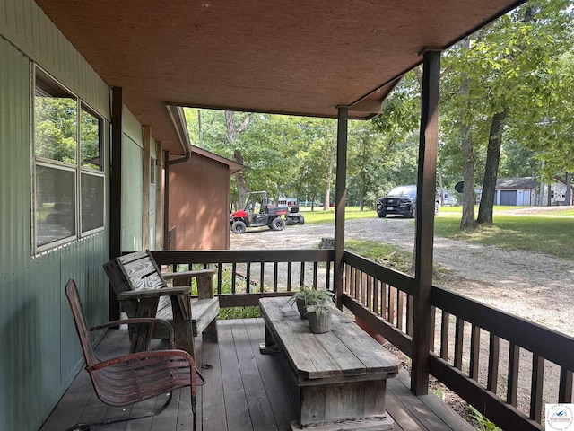 25609 Honey Bear Loop, Warsaw, MO 65355 - view of wooden porch