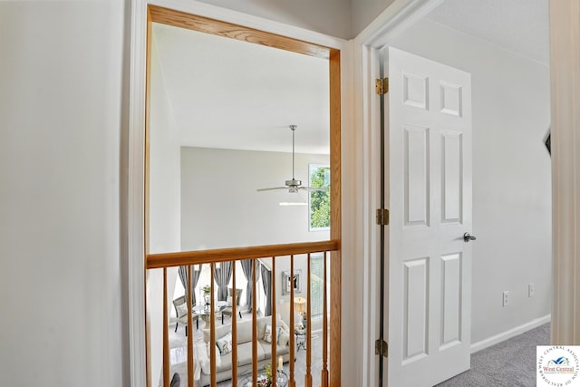 414 S Borgman Rd, Buckner, MO 64016 - corridor featuring carpet floors and baseboards