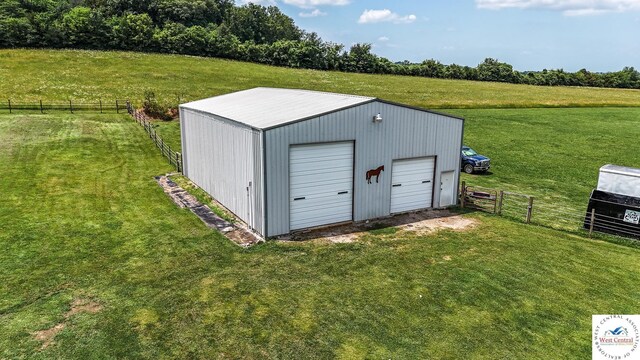 414 S Borgman Rd, Buckner, MO 64016 - view of outdoor structure featuring a view of rural / pastoral area