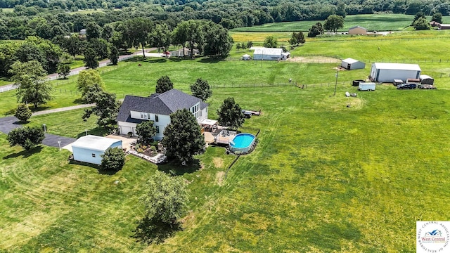 414 S Borgman Rd, Buckner, MO 64016 - overview of rural landscape